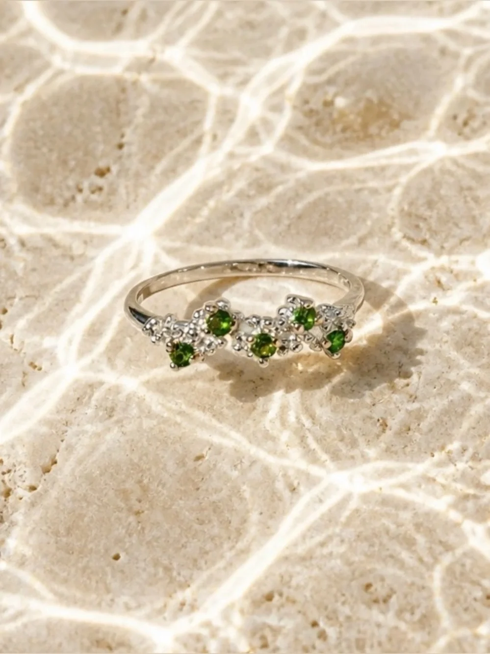 NEW! Chrome Diopside Ring